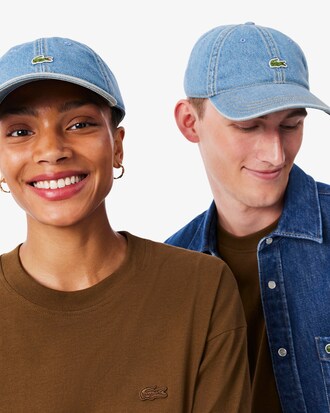 Cap aus Baumwoll-Denim