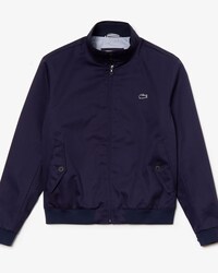 Herren-Kurzjacke aus Baumwoll-Twill mit Rei&szlig;verschluss