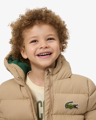 Unisex-Puffer-Jacke mit Kapuze