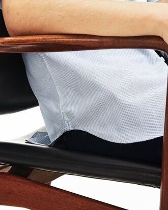 Regular Fit Herren-Hemd aus Baumwoll-Popeline mit Streifen