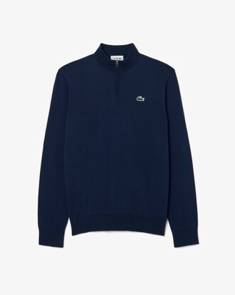 Temperaturregulierender Golf-Pullover mit Viertel-Reißverschluss
