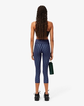 Sportliche Stretch-Leggings mit Print und Ultra Dry-Technologie
