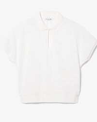 Relaxed Fit-Polohemd aus flie&szlig;endem Piqu&eacute; mit gewellter Einfassung