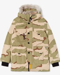 Unisex-Parka LACOSTE L!VE aus Kunstpelz