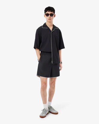 Relaxed Fit-Shorts aus Wollgemisch