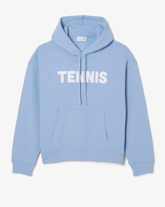 Hoodie mit Tennis-Print