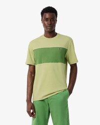 T-Shirt aus Baumwolle mit Colorblock-Design
