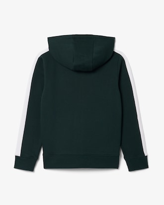 Fleece-Hoodie mit Rei&szlig;verschluss