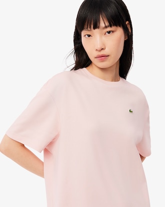 Oversized T-Shirt-Kleid aus Baumwolle
