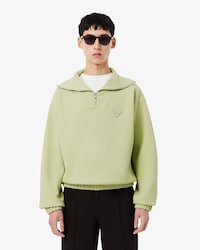 Loose Fit-Sweatshirt mit Rei&szlig;verschluss am Kragen