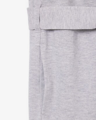 Jumpsuit aus Stretch-Piqu&eacute; mit Polokragen