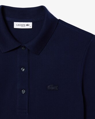 Slim Fit-Polohemd L.12.D mit Dreiviertelärmeln