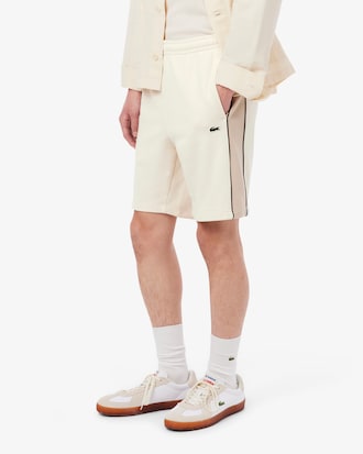 Regular Fit-Shorts aus Fleece mit Colorblock-Design