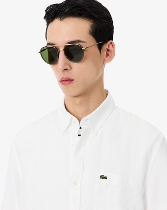 Regular Fit-Leinenhemd