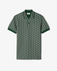 Classic Fit-Polohemd mit Monogramm aus Jacquard