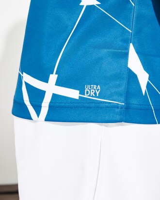 Herren Piqué T-Shirt mit geometrischem Design LACOSTE SPORT