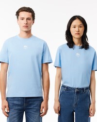 T-Shirt aus Baumwolle mit Signatur-Print