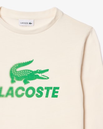 T-Shirt aus Baumwolle mit Krokodil-Print