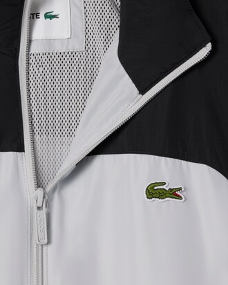Wasserabweisende Trainingsjacke mit Colorblock-Design