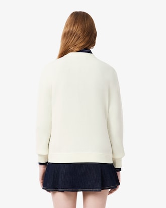 Relaxed Fit-Pullover aus Baumwolle mit Rundhalsausschnitt