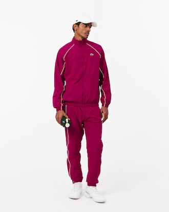 Wasserabweisende, sportliche Trainingsjacke mit Einfassung