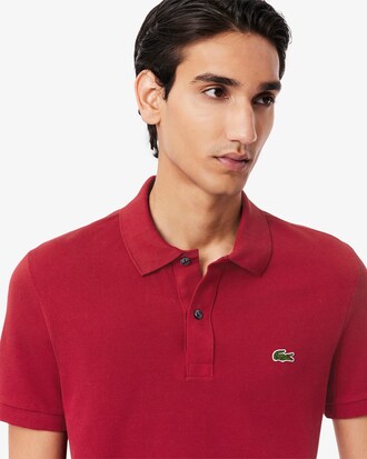 Slim Fit-Polohemd L.12.12 aus Piqu&eacute;