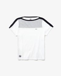 Damen Baumwoll-T-Shirt LACOSTE SPORT French Open Edition