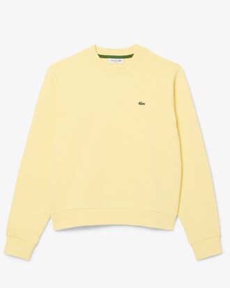 Relaxed Fit-Sweatshirt aus Fleece mit Rundhalsausschnitt