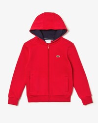 Kinder-Sweatjacke aus Baumwoll-Fleece LACOSTE SPORT TENNIS