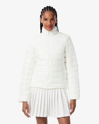 Water-Repellent Quilted Puffed Jacket
