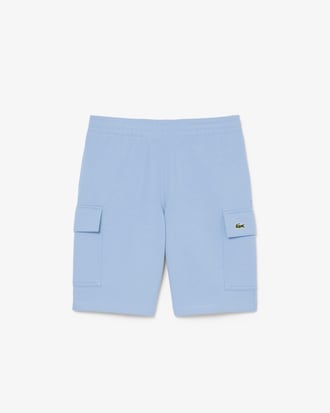 Cargo-Shorts aus Baumwollfleece
