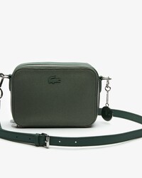 Women's Daily Classic Bi-Material Double Zip Shoulder Bag