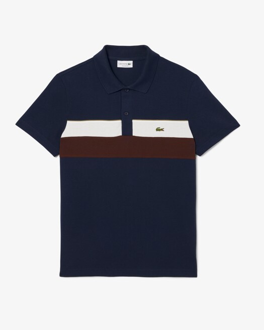 Navy Blau / Weiß / Braun