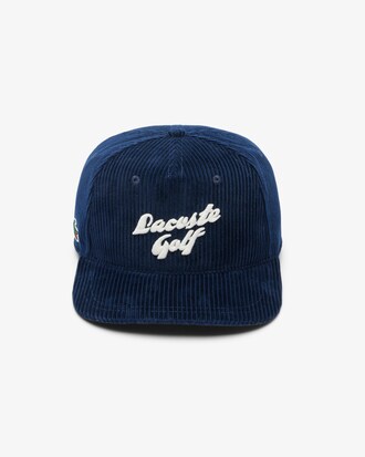 Bestickte Golf-Cap aus Cord
