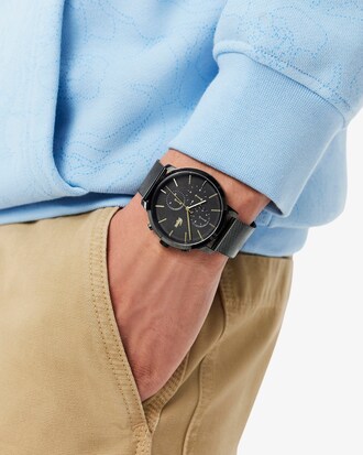 Herren LACOSTE Replay Armbanduhr aus Edelstahl