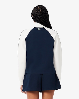Sweatshirt Tennis Heritage mit Badge und Quarter Zip