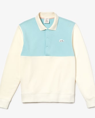 Unisex Lacoste L!VE x GOLF le FLEUR Bicolour Fleece Sweatshirt