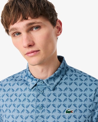Golf-Polohemd mit Print, Regular Fit