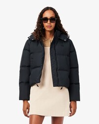 Wasserabweisende Daunenjacke mit Kapuze
