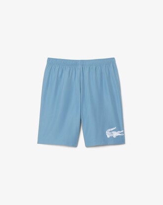 Wasserabweisende Sportshorts mit Colorblock-Design