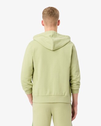 Hoodie mit Rei&szlig;verschluss und Colorblock-Design