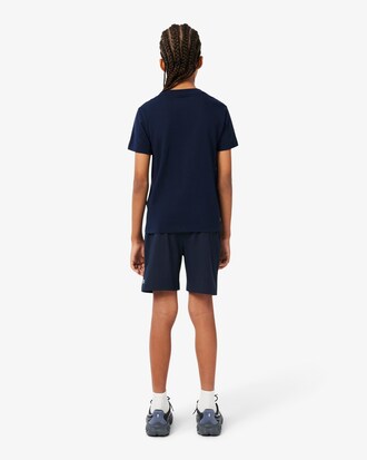 Sportshorts aus Diamant-Taft