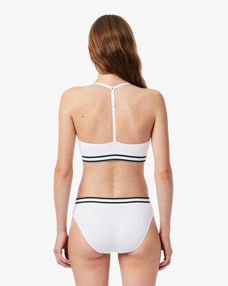 Bralette aus Baumwoll-Rippstrick
