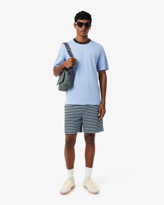 Classic Fit-T-Shirt aus Baumwolle mit Colorblock-Design