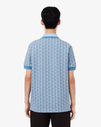 Classic Fit-Polohemd mit Monogramm aus Jacquard