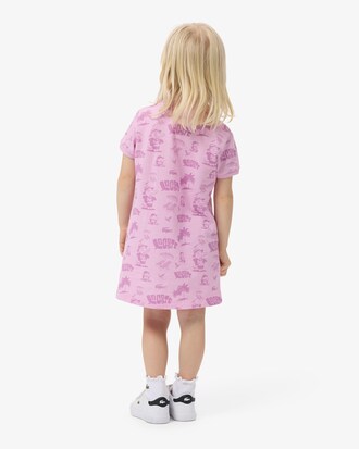 Polokleid aus Piqu&eacute; mit Print