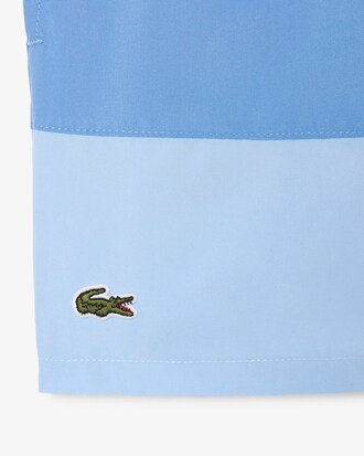 Gestreifte Badehose aus Taft