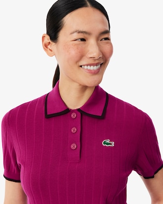 Golf-Pullover mit Polokragen und kurzen &Auml;rmeln