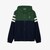 Navy Blau / Grün / Weiß