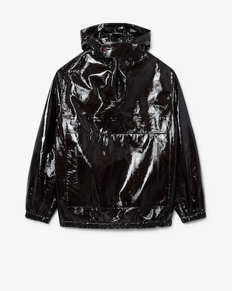 Lacoste x Wang Yibo Leder Popover-Jacke